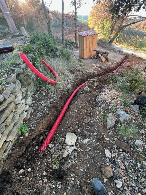 Remplacement du câble d'alimentation d'une villa à Aix en Provence