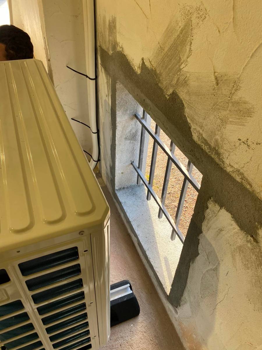 Installation de deux climatisations gainables et conception d’un caisson en plaque ALP à Aix en provence