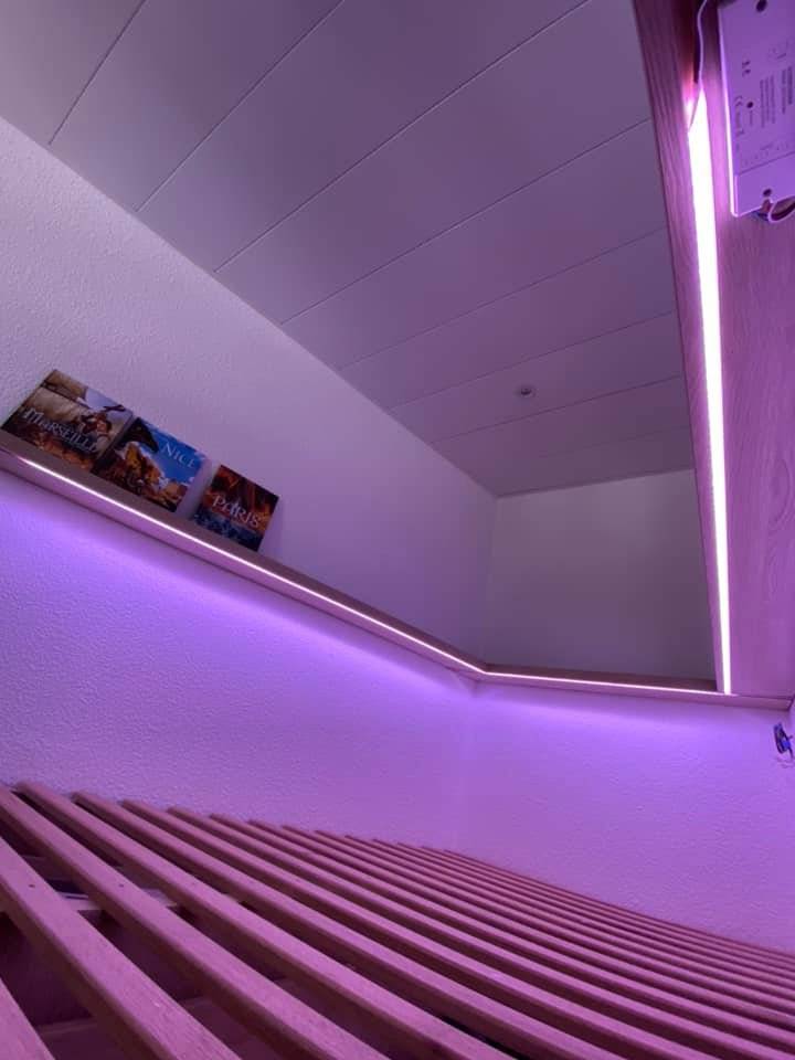 Installation d’un bandeau LED sur mesure pour une chambre à Pourrières (Var 83)
